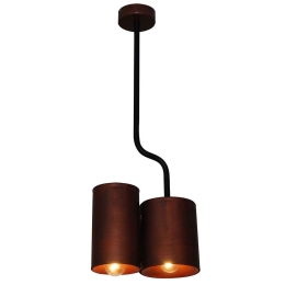 Φωτιστικό Οροφής Κρεμαστό HL-3567-P2 77-3989 Brody Old Copper & Black  Homelighting Μέταλλο