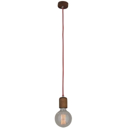 Φωτιστικό Οροφής Κρεμαστό HL-024R-1 77-2720 Melody Aged Wood  Homelighting Ξύλο