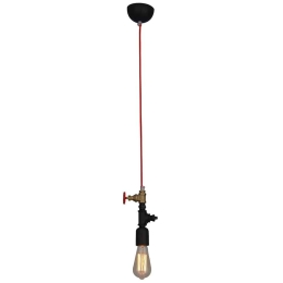 Φωτιστικό Οροφής Κρεμαστό HL-077-1 77-2785 Hikari Brown Rusty  Homelighting Μέταλλο