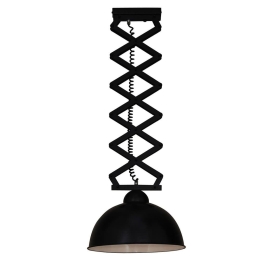 Φωτιστικό Οροφής Κρεμαστό HL-224S-1P38 77-2978 Esperos Expanding Black Homelighting Μέταλλο