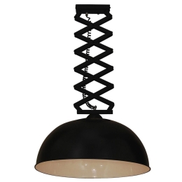 Φωτιστικό Οροφής Κρεμαστό HL-224S-1P60 77-2979 Esperos Expanding Black Homelighting Μέταλλο