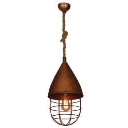 Φωτιστικό Οροφής Κρεμαστό HL-231S-1P 77-3008 Cleitus Old Copper  Homelighting Μέταλλο