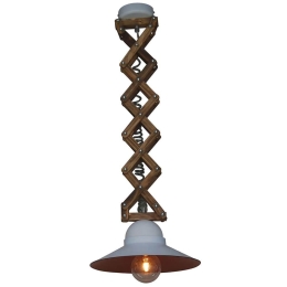 Φωτιστικό Οροφής Κρεμαστό HL-251-1B 77-3103 Up-Down Mini  Homelighting Μέταλλο,Ξύλο