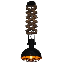 Φωτιστικό Οροφής Κρεμαστό HL-251-1E 77-3106 Up-Down Mini Homelighting Μέταλλο,Ξύλο