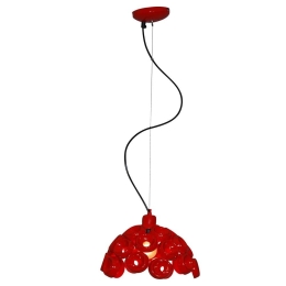 Φωτιστικό Οροφής Κρεμαστό HL-3590-XS 77-4094 Darina Red Κρεμαστό Φ28 Homelighting Μέταλλο