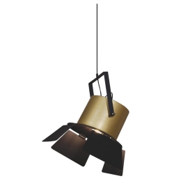 Φωτιστικό Οροφής Κρεμαστό HL-3600-1XXXL 77-4262 Arlen Gold & Black  Homelighting Μέταλλο