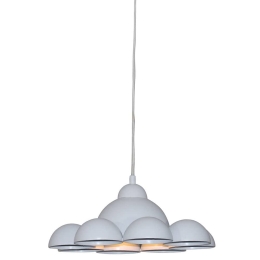 Φωτιστικό Οροφής Κρεμαστό HL-3591-M 77-4129 Conall White  Homelighting Μέταλλο