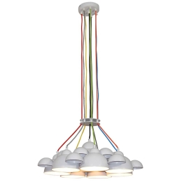 Φωτιστικό Οροφής Κρεμαστό HL-3591-XL 77-4135 Conall White  Homelighting Μέταλλο