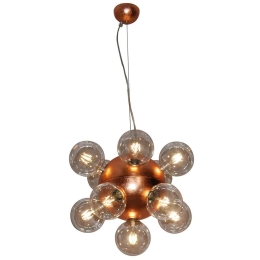Φωτιστικό Οροφής Κρεμαστό HL-3598 M 77-4362 Marte Copper Homelighting Μέταλλο