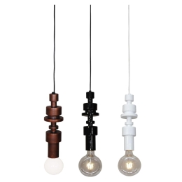 Φωτιστικό Οροφής HL-3545-1 77-3834 Gabriel Old Copper  Homelighting Ξύλο