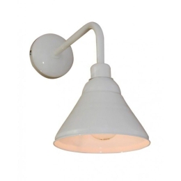 Φωτιστικό Τοίχου - Απλίκα HL-107S-1W 77-2872 Venka White  Homelighting Μέταλλο