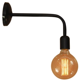 Φωτιστικό Τοίχου - Απλίκα HL-125-1W360 77-2899 Selena Black Homelighting Μέταλλο