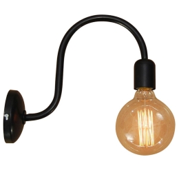 Φωτιστικό Τοίχου - Απλίκα HL-125-1W90 77-2896 Selena Black Homelighting Μέταλλο