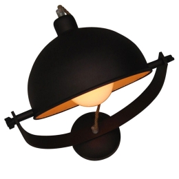 Φωτιστικό Τοίχου - Απλίκα HL-211S-1W 77-2938 Omaha Brown   Homelighting Μέταλλο