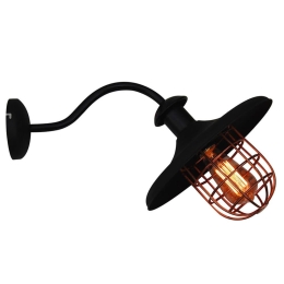 Φωτιστικό Τοίχου - Απλίκα HL-238SG-1W 77-3041 Kuro Black Homelighting Μέταλλο