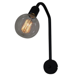 Φωτιστικό Τοίχου - Απλίκα HL-301-W1 77-3125 Hydra Black Homelighting Μέταλλο