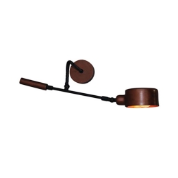 Φωτιστικό Τοίχου - Απλίκα HL-3538-1 S 77-3886 Wade Old Copper & Black  Homelighting Μέταλλο