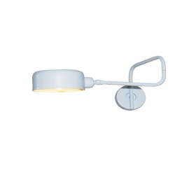 Φωτιστικό Τοίχου - Απλίκα HL-3544-1 77-3925 Cari White  Homelighting Μέταλλο