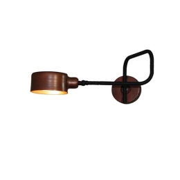 Φωτιστικό Τοίχου - Απλίκα HL-3544-1 77-3926 Cari Black & Old Copper  Homelighting Μέταλλο
