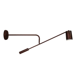 Φωτιστικό Τοίχου - Απλίκα HL-3558-1 M 77-3913 Sherry Old Copper  Homelighting Μέταλλο