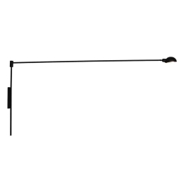 Φωτιστικό Τοίχου - Απλίκα HL-3564-1 77-3978 Tanner Black  Homelighting Μέταλλο