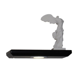 Φωτιστικό Τοίχου HL-3596 1M 77-4053 Rowan Black Homelighting Μέταλλο,Ξύλο
