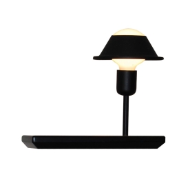 Φωτιστικό Τοίχου HL-3596 2ML 77-4060 Rowan Black Homelighting Μέταλλο,Ξύλο