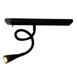 Φωτιστικό Τοίχου HL-3596 S1 77-4176 Rowan Black Homelighting Μέταλλο,Ξύλο