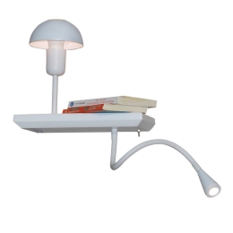 Φωτιστικό Τοίχου HL-3596 SL2 77-4174 Rowan White Homelighting Μέταλλο,Ξύλο