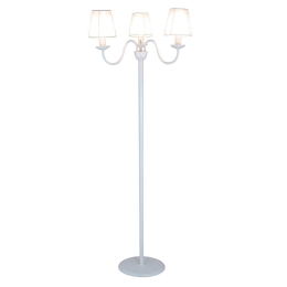 Φωτιστικό Δαπέδου 77-3347 1013-3F Dune White Mat Homelighting Μέταλλο,Ύφασμα