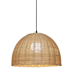Φωτιστικό Οροφής 77-3614 HM8 Saman Beige - Black Homelighting Bamboo