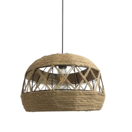 Φωτιστικό Οροφής 77-3616 HM1 Ballinad Black Mat Homelighting Σχοινί