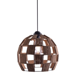 Φωτιστικό Οροφής 77-3620 Ball Show Black Mat Homelighting Σχοινί