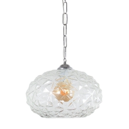 Φωτιστικό Οροφής 77-4379 877-30 Chloe Clear Glass Homelighting Γυαλί