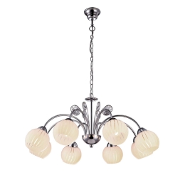 Φωτιστικό Οροφής 77-2225 H9524/8 Figo Chrome Homelighting Μέταλλο,Γυαλί