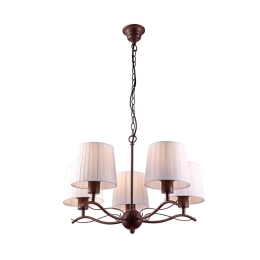 Φωτιστικό Οροφής 77-2228 H9423-5 Hana Brown Rusty Homelighting Μέταλλο,Γυαλί