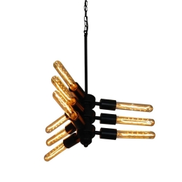 Φωτιστικό Οροφής 77-3202 1050-9 Helix Black Mat Homelighting Μέταλλο