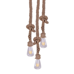 Φωτιστικό Οροφής 77-4344 SE147-27-3 Maya Rope Bronze Homelighting Σχοινί