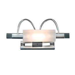 Φωτιστικό Τοίχου - Απλίκα 77-1055 W8933/1L Cylinder Chrome Homelighting Γυαλί
