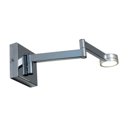 Φωτιστικό Τοίχου - Απλίκα 77-2113 ARB-496/3W Led Ella White A4 Chrome Homelighting Μέταλλο