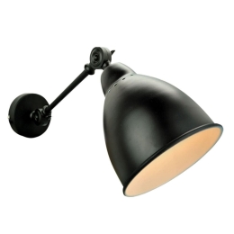 Φωτιστικό Τοίχου - Απλίκα 77-2202 WL13038 Moreno Black Mat Homelighting Μέταλλο
