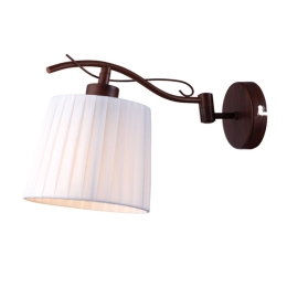 Φωτιστικό Τοίχου - Απλίκα 77-2230 W9423-1 Hana Brown Rusty Homelighting Μέταλλο,Ύφασμα