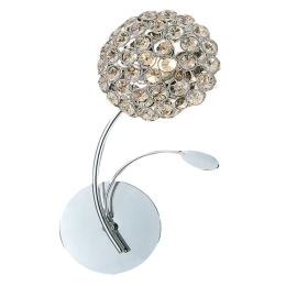 Φωτιστικό Τοίχου - Απλίκα 77-2240 B-072980/1 Bella Chrome Homelighting Γυαλί