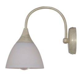 Φωτιστικό Τοίχου - Απλίκα 77-3245 1012-1W Kup Beige Homelighting Μέταλλο,Γυαλί