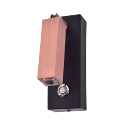 Φωτιστικό Τοίχου - Απλίκα 77-3521 SE 128-1AC Led Dave Black-Copper Homelighting Μέταλλο
