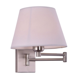 Φωτιστικό Τοίχου - Απλίκα 77-3560 SE 121-1AN Dennis Chrome Mat Homelighting Ύφασμα