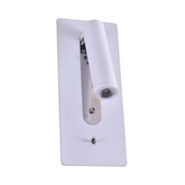 Φωτιστικό Τοίχου - Απλίκα 77-3567 SE 129-1AW Led Cruz White Homelighting Γυαλί