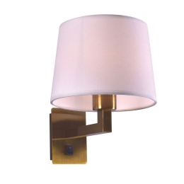 Φωτιστικό Τοίχου - Απλίκα 77-3588 ARB-237-1A Dona Brass Bronze Homelighting Ύφασμα