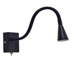 Φωτιστικό Τοίχου - Απλίκα 77-3589 SE 124-1AB Cable Black Homelighting Μέταλλο