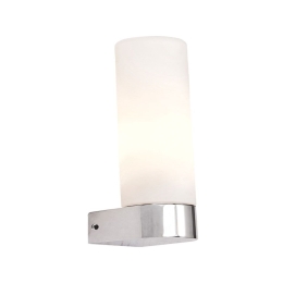 Φωτιστικό Τοίχου - Απλίκα 77-3654 15527-1 Nil Chrome Homelighting Γυαλί
